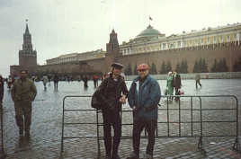 Tim and Ken at Red Square