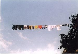 clothes on the line